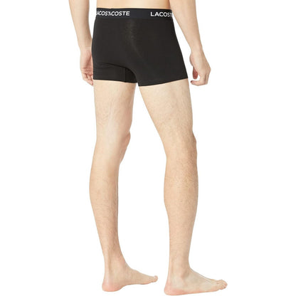Boxer Lacoste De Caballero Negro 3pz Lisos 6h3420-51uei