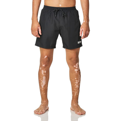Short Hugo Boss Bañador Playa Solido  Negro Medio 504693023