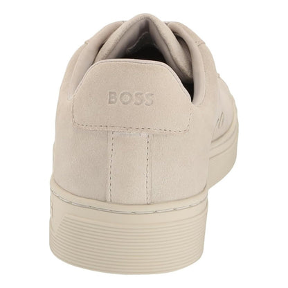 Tenis Hugo Boss Men's Rhys Cupsole Suede Casual Beige B0c51z