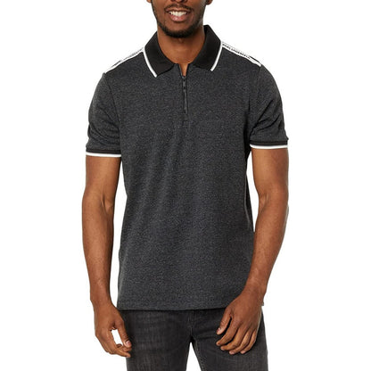 Playera Polo Karl Lagerfeld Paris Gris Logo Hombros Lm3k3864