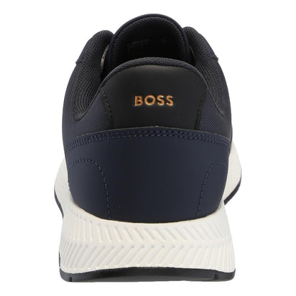Tenis Hugo Boss Casuales Marino Mix Low Top  505231800