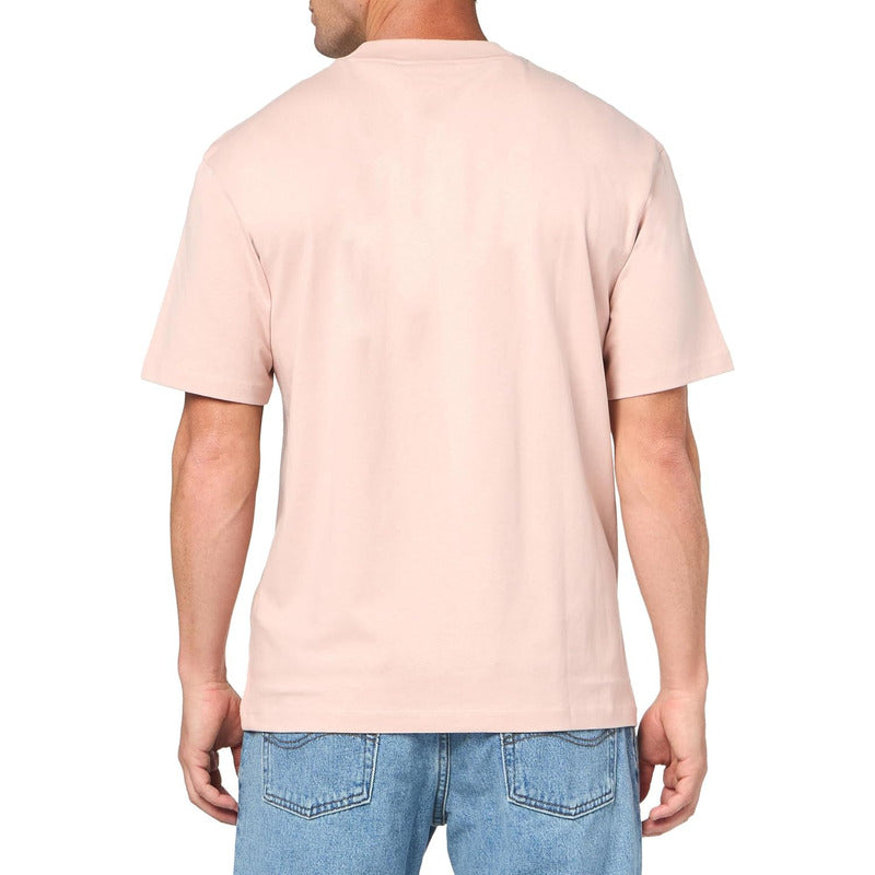 Playera Hugo Men's Small  Logo Jersey  Strawberry B0clml