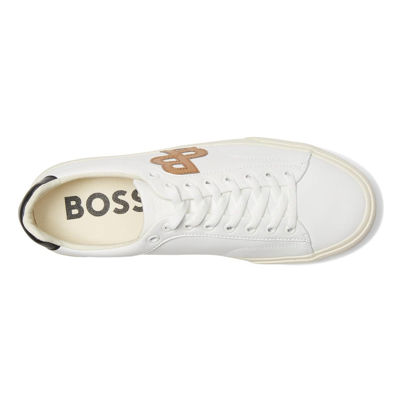 Tenis Hugo Boss Aiden Tennis Sneaker Mens Blanco B0cj9kz5mz
