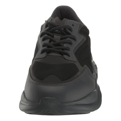 Tenis Hugo Men's Leon Modern Running Tela Negro B0c522k89g