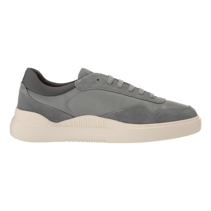 Tenis Boss Blake Cupsole Smooth Para Hombre Gris Blanco