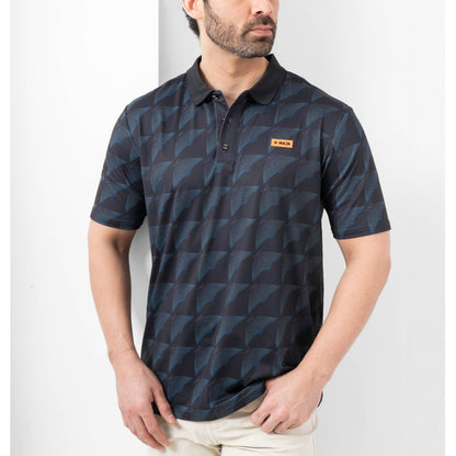 Playera Polo Maja Sport De Lujo Azul Logo Propela Mantas