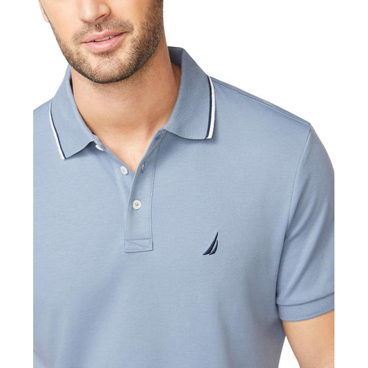 Camisa Nautica Polo Azul Clasico Hombre Algodon Mod K73850