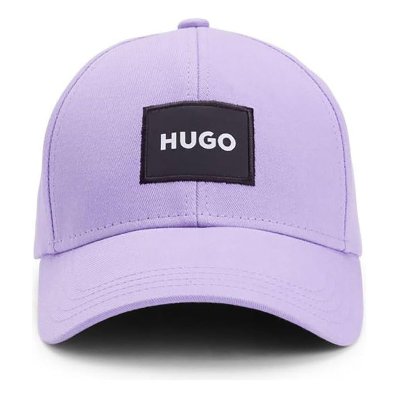 Gorra Hugo Boss De Algodon Con Etiqueta Lila 50519240