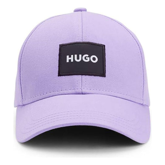 Gorra Hugo Boss De Algodon Con Etiqueta Lila 50519240