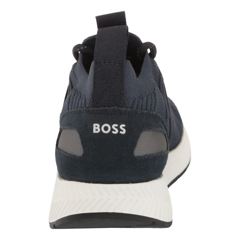 Tenis Hugo Boss  Men's Mesh Mix Running Marino Calceta