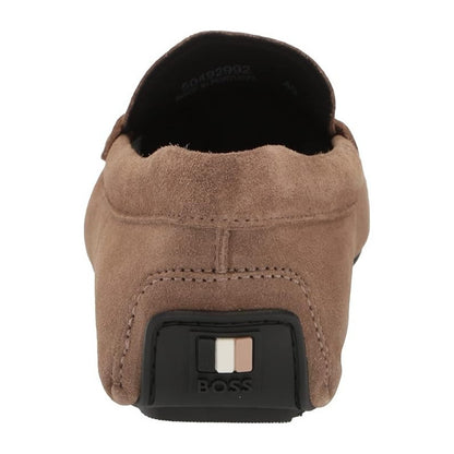 Zapato Hugo Boss Boss Men's Noel Suede Drivers Beige B0bl7sm